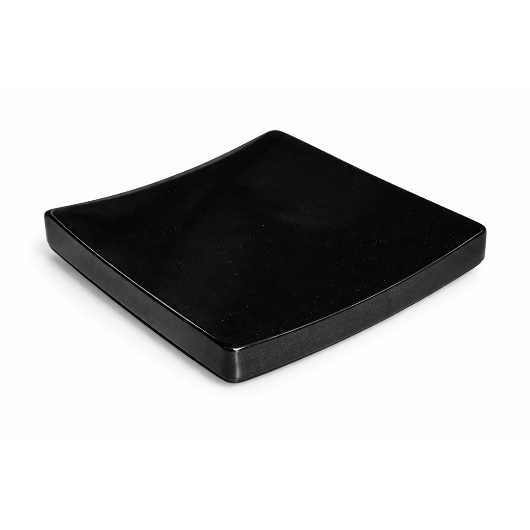 Black Resin Soap Dish